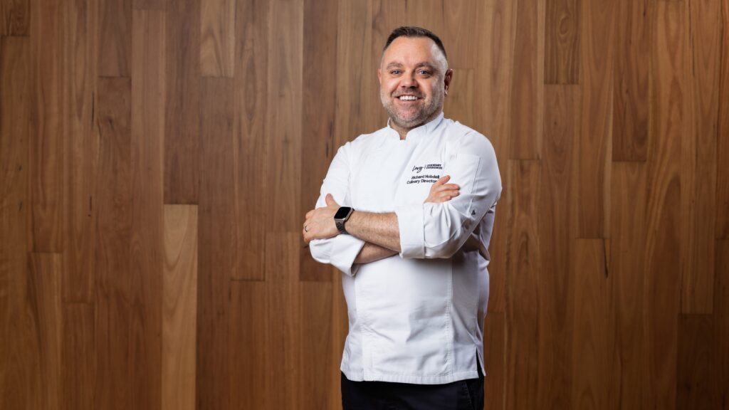 Centrepiece Culinary Director Richard Hobdell poses for a photo.