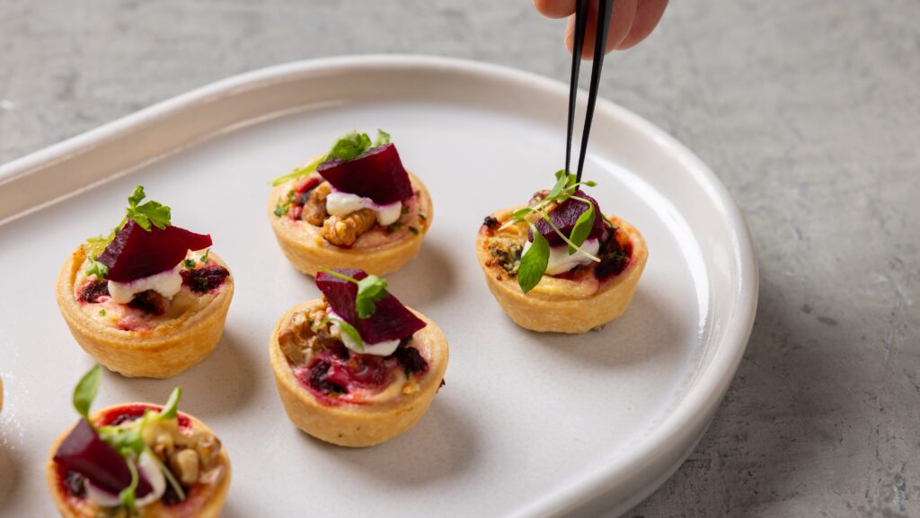 Promotional shot of Centrepiece spring and summer menu.