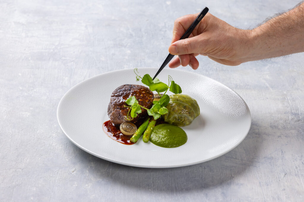 Promotional shot of Centrepiece spring and summer menu.